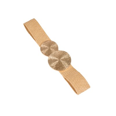 Ceinture élastiquée tressée MORGAN