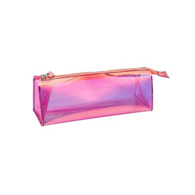 Trousse rose irisee transparente RICO DESIGN