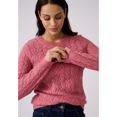 Pull ajouré mélange laine et alpaga DAMART