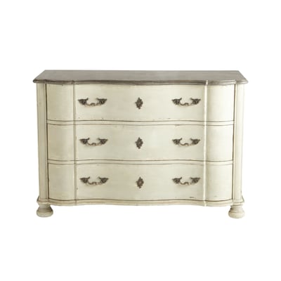 Commode peuplier massif et pierre bleue LÉON SIGNATURE