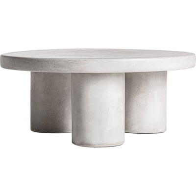 Table basse en grès finition vieillie RECOLLECTION