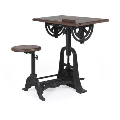Bureau et tabouret - QUINQUENELLE DECORATION D’AUTREFOIS