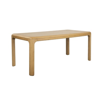 Table à manger carré en bois, L.180 , OEVER ZUIVER