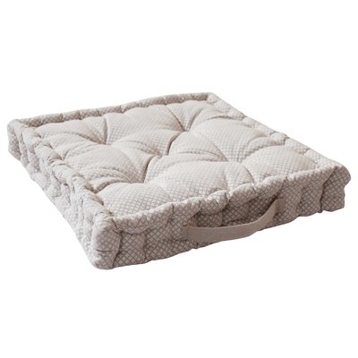 Coussin de sol avec poignée et petites croix HOME MAISON