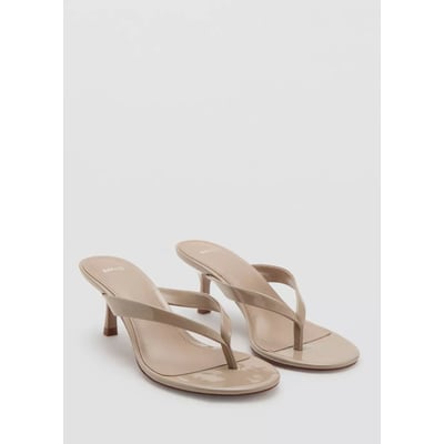 Sandales à lanières et talon MANGO