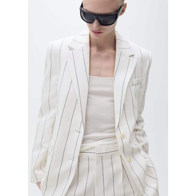 Blazer costume rayures MANGO