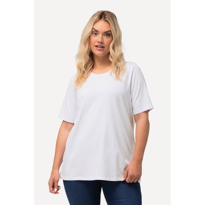 T-shirt en coton bio. Col rond et manches ULLA POPKEN