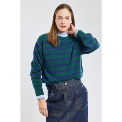 Pull marin rayé Héritage en alpaga et laine HERITAGE ARMOR-LUX