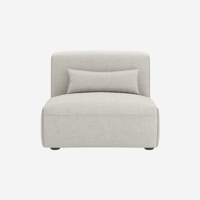 Fauteuil droit laine KOFI HABITAT