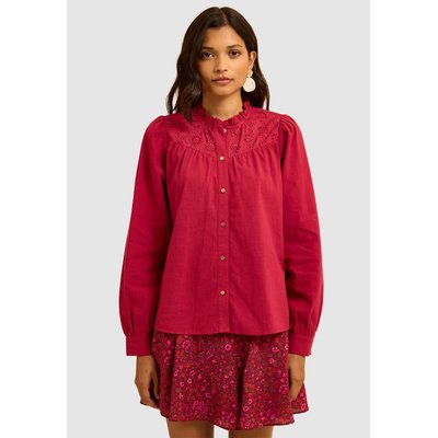Blouse plastron broderie anglaise ICODE