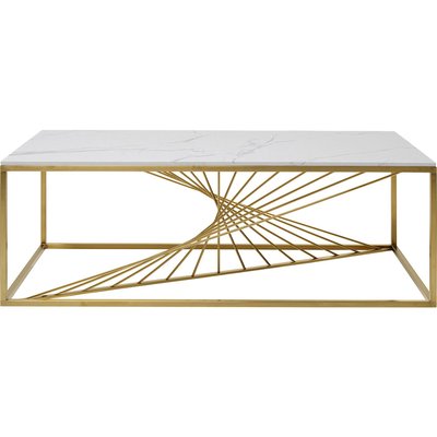 Table basse en verre et acier, ART KARE DESIGN