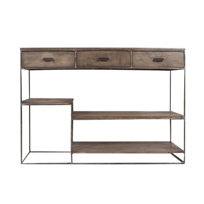 Console en bois de manguier marron  YAELLE MADE IN MEUBLES 