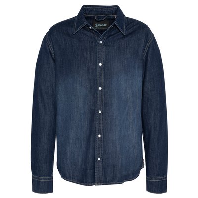 Chemise manches longues en denim SCHOTT