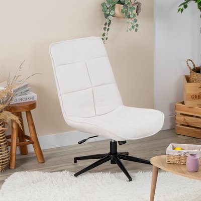 Fauteuil relax rotatif réglable sans accoudoir, CHARLOTTE MEUBLES COSY