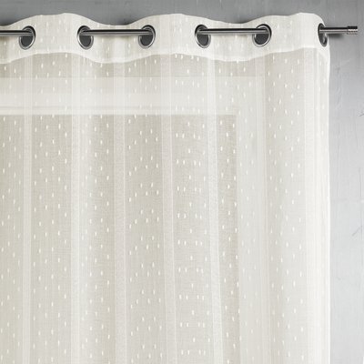 Voilage tissé et fileté HOME MAISON