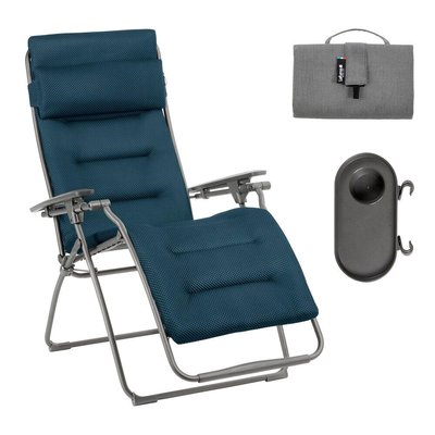 Ensemble fauteuil relax avec porte gobelet et housse - FUTURA LAFUMA MOBILIER