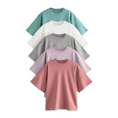 T-shirt à manches courtes, lot de 5 NEXT