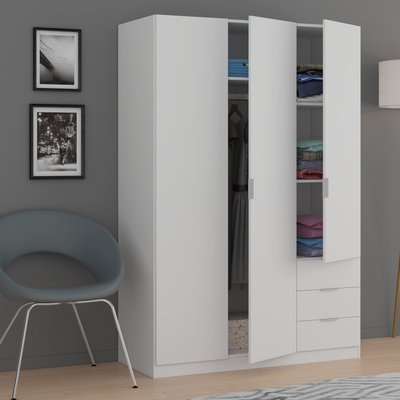 Armoire 3 portes et 3 tiroirs TERRE DE NUIT