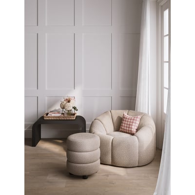 Kao Boucle Swivel Accent Chair ÉDITÉ