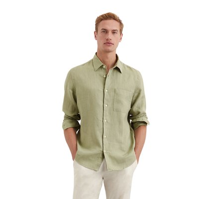 Chemise regular en pur lin MARC O'POLO