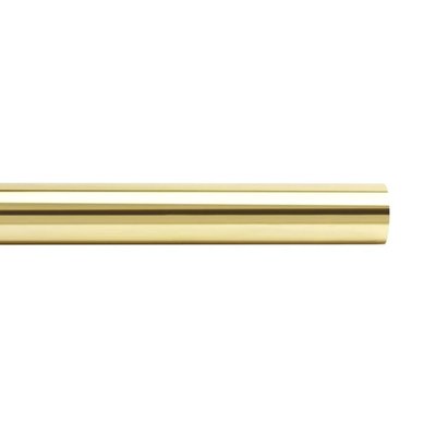Tringle à rideau doré 1,5 m x 28 mm HOME MAISON