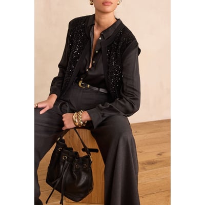 Gilet sans manches à sequins BECKA Maison 123