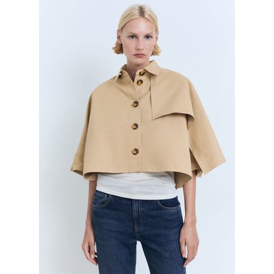 Veste style cape boutons MANGO