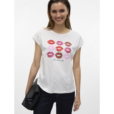 T-shirt col rond imprimé VERO MODA
