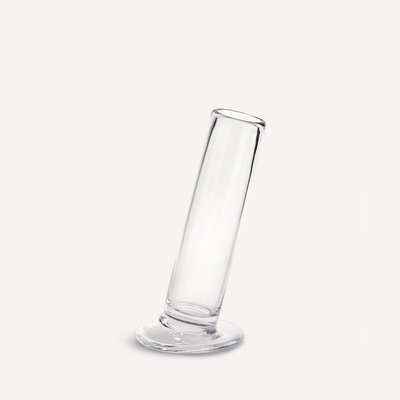 Stille Cylindrical Sloping Vase in Glass H24cm AM.PM