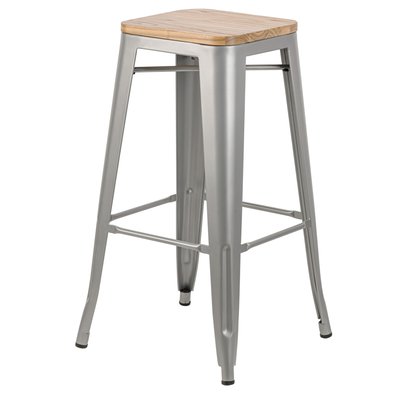 Lot de 4 tabourets de bar en métal, NASH NORDLYS