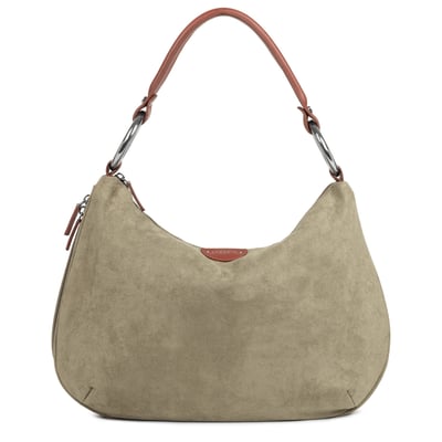 Sac à main zippé HANDLE SUÉDINE SEQUOIA