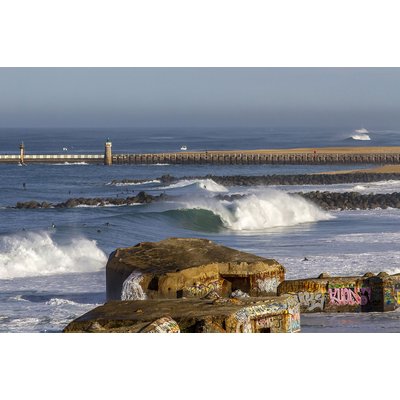 Tableau blockhaus et estacade de capbreton HEXOA
