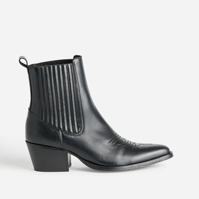Boots À Talon en cuir SALVINA. ERAM
