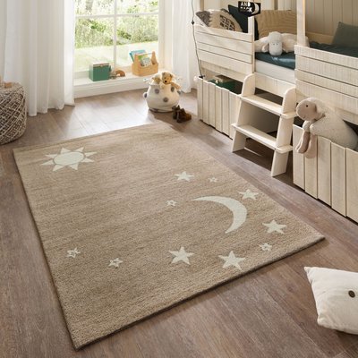 Tapis pour enfants en laine vierge tufté à la main THEKO
