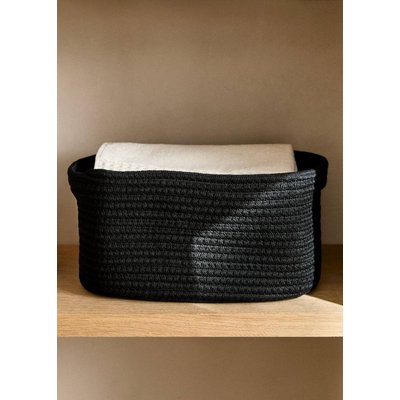 Grand panier en coton rectangulaire MANGO HOME