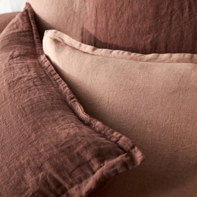 Funda de almohada de lino lavado, Linot LA REDOUTE INTERIEURS