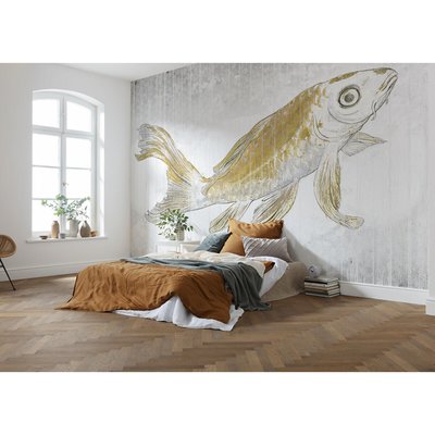 Papel de parede foto mural Golden Koi, da Interelife INTERELIFE
