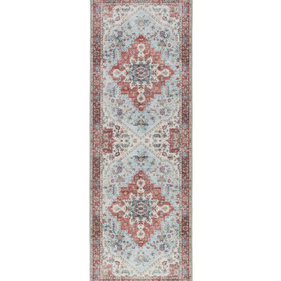 Marrakesh Style Traditional Machine Washable Runner Rug - 67x200cm SO'HOME
