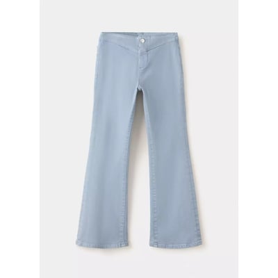 Jeans flare taille normale détail couture MANGO KIDS