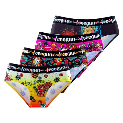 Lot De 4 Culottes Microfibre FREEGUN