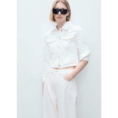 Veste en jean crop MANGO