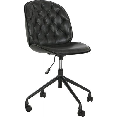 Chaise de bureau en métal, Vintage RECOLLECTION