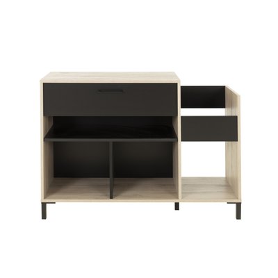 Meuble vinyle avec rangement CHICAGO DIAGONE