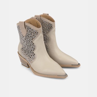 Bottines ajourées avec détails métalliques ALMA EN PENA