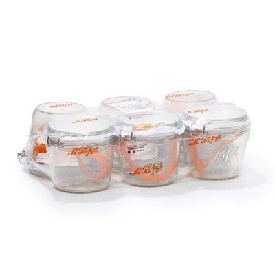 Lot de 6 terrines en verre 500g, LE PARFAIT LE PARFAIT