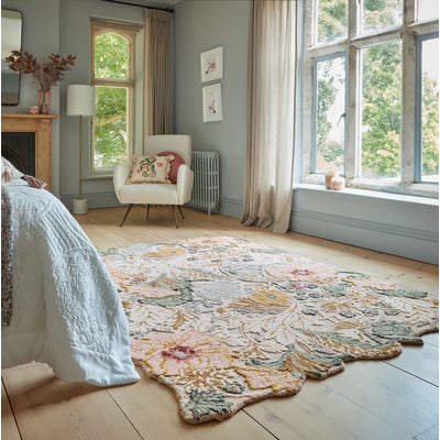 Tapis en laine floral géométrique DAPHNE FLAIR RUGS