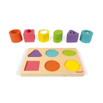 Puzzle 6 Cubes Sensoriels JANOD