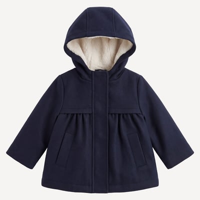 Manteau à capuche, doublure duveteuse LA REDOUTE COLLECTIONS