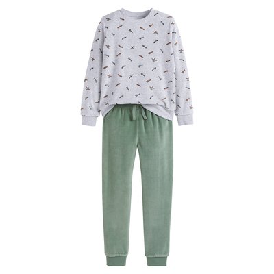 Velour Pyjamas with Planes/Cars Print LA REDOUTE COLLECTIONS