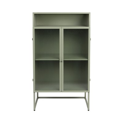 Buffet aux portes vitrées en métal L60cm - HERBE DRAWER